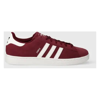 Semišové sneakers boty adidas Originals Campus 2 vínová barva