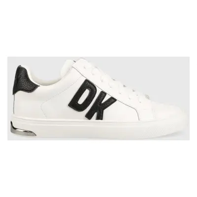 Kožené sneakers boty Dkny ABENI bílá barva, K1300916