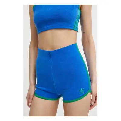 Kraťasy adidas Originals Short Shrts dámské, hladké, high waist, JG8059