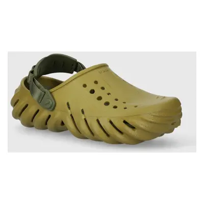 Pantofle Crocs X - (Echo) Clog pánské, zelená barva, 207937