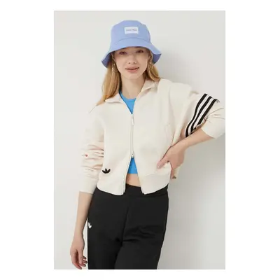 Mikina adidas Originals Neuclassics Tracktop dámská, bílá barva, s aplikací, IB7316-white