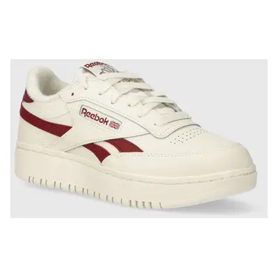 Kožené sneakers boty Reebok Classic Club C béžová barva, 100202356