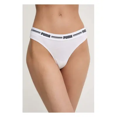 Tanga Puma (2-pack) bílá barva, 907854