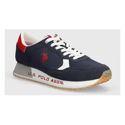 Sneakers boty U.S. Polo Assn. CLEEF tmavomodrá barva, CLEEF006M 4TS1