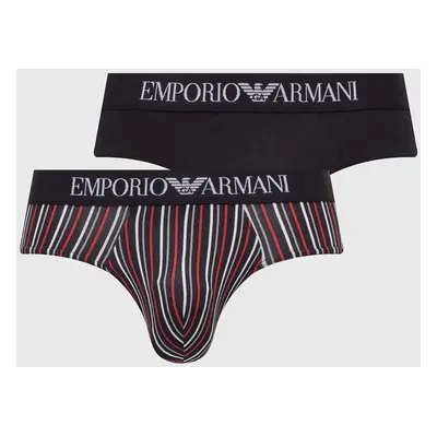 Spodní prádlo Emporio Armani Underwear 2-pack pánské, černá barva, 111733 4R504