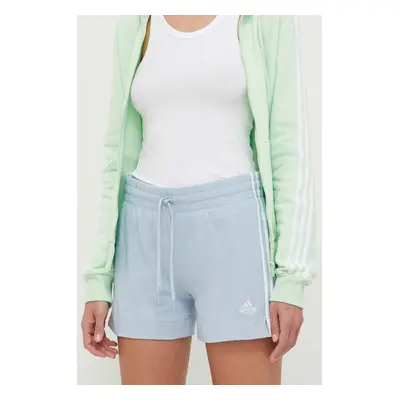 Kraťasy adidas dámské, s aplikací, high waist, IR7460