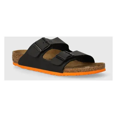 Dětské pantofle Birkenstock Arizona Kids BF Desert černá barva