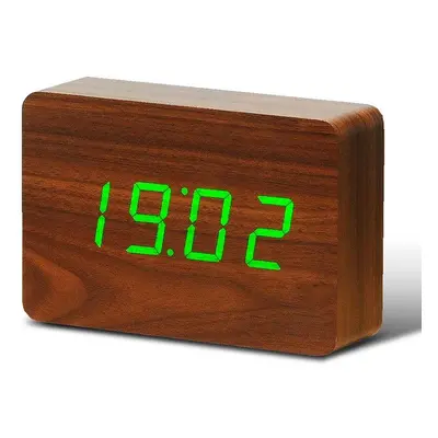 Stolní hodiny Gingko Design Brick Click Clock