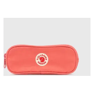 Penál Fjallraven Kanken Pen Case růžová barva, F23783