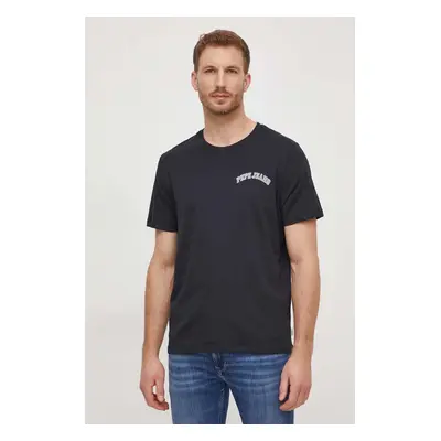 Bavlněné tričko Pepe Jeans Clementine černá barva, s potiskem, PM509229