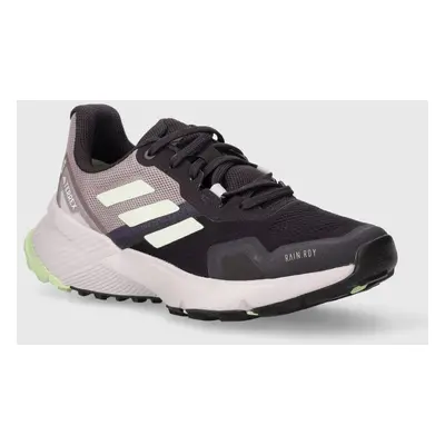 Boty adidas TERREX Soulstride RAIN.RDY dámské, fialová barva, ID7754