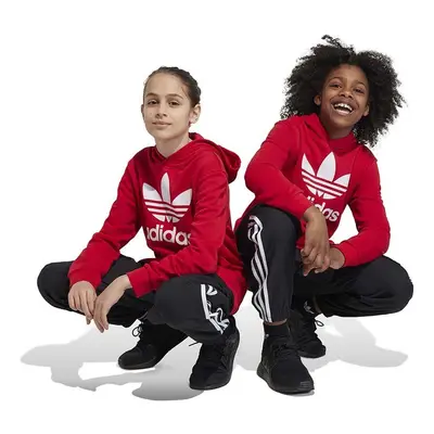 Dětské kalhoty adidas Originals černá barva, s aplikací