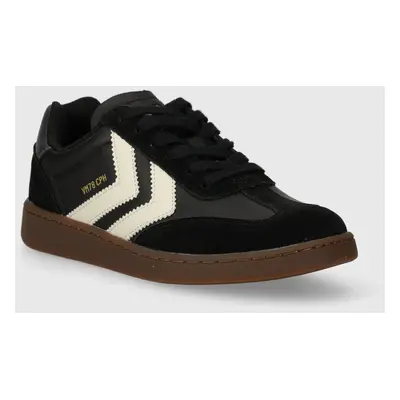 Kožené sneakers boty Hummel VM78 CPH ML černá barva, 225072