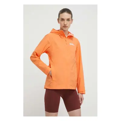 Nepromokavá bunda Jack Wolfskin Elsberg 2.5L JKT dámská, oranžová barva, 1115951