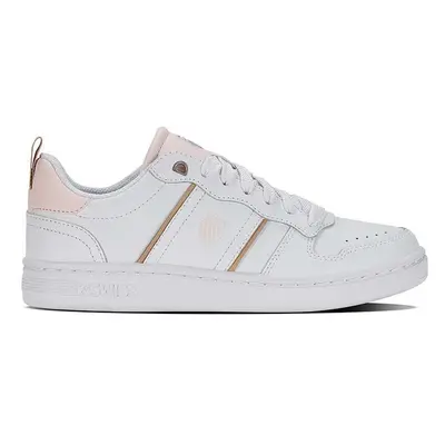 Kožené sneakers boty K-Swiss LOZAN MATCH LTH růžová barva, 98903.191.M