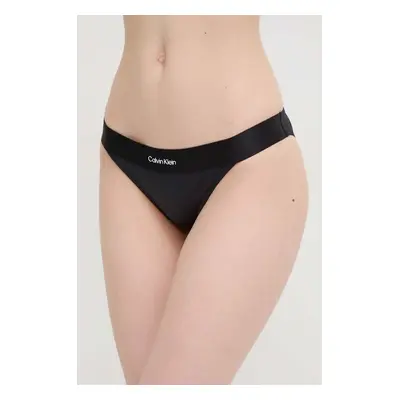 Plavkové kalhotky Calvin Klein černá barva, KW0KW02361