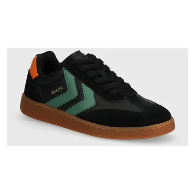 Kožené sneakers boty Hummel VM78 CPH ML černá barva, 225072