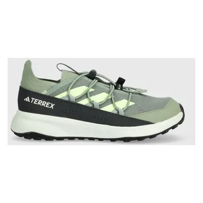 Dětské boty adidas TERREX TERREX VOYAGER 21 H.RDY K zelená barva