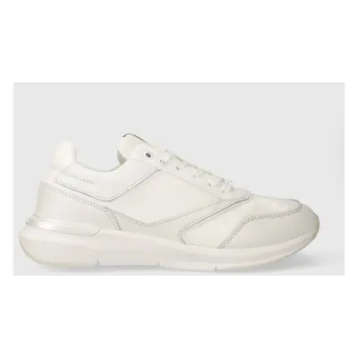 Sneakers boty Calvin Klein FLEXI RUNNER - PEARLIZED bílá barva, HW0HW02041