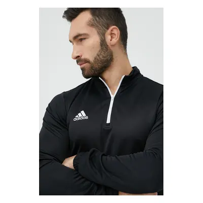 Tréninkové tričko s dlouhým rukávem adidas Performance Entrada 22 černá barva, H57544