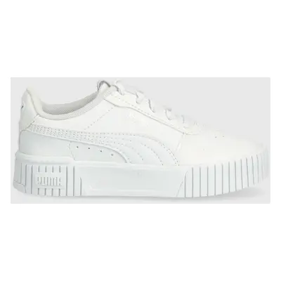 Dětské sneakers boty Puma Carina 2.0 PS bílá barva