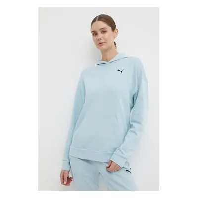 Bavlněná mikina Puma BETTER ESSENTIALS dámská, s kapucí, hladká, 675988