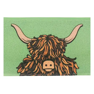 Rohož Artsy Doormats Highland Cow Door