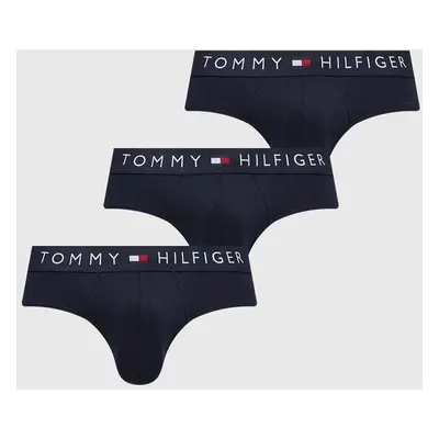 Spodní prádlo Tommy Hilfiger 3-pack pánské, tmavomodrá barva, UM0UM03182