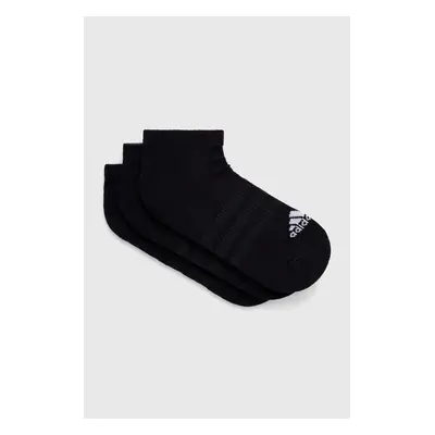 Ponožky adidas 3-pack černá barva, IC1332