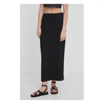 Sukně Calvin Klein Jeans černá barva, maxi, pouzdrová, J20J223144