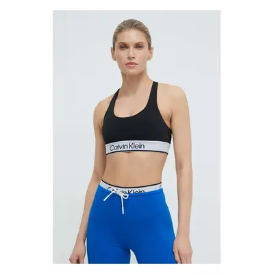 Sportovní podprsenka Calvin Klein Performance černá barva