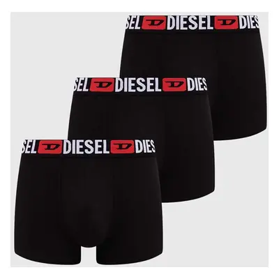 Boxerky Diesel UMBX-DAMIEN-THREE PACK BOXERS 3-pack pánské, černá barva, 00ST3V.0DDAI