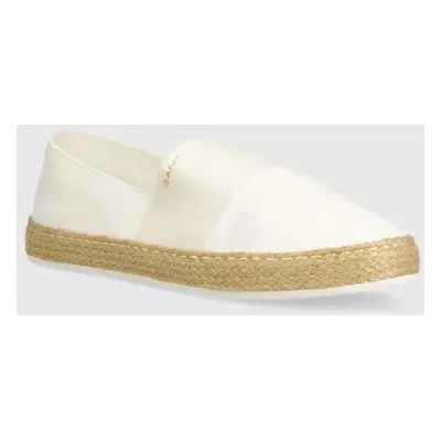 Espadrilky Gant Raffiaville bílá barva, 28569606.G20