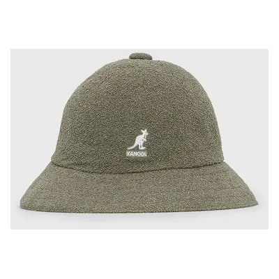 Klobouk Kangol zelená barva, 0397BC.OG349-OG349