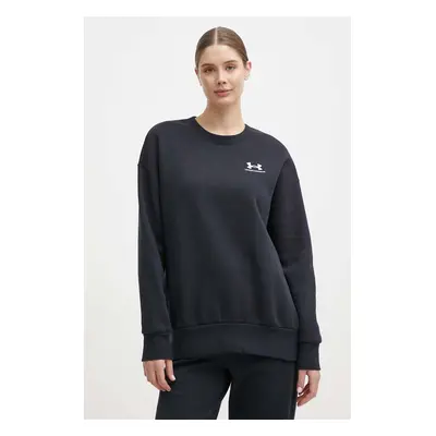 Mikina Under Armour dámská, černá barva, s aplikací, 1379475