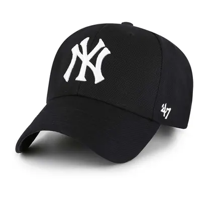 Kšiltovka 47brand MLB New York Yankees černá barva, s aplikací, B-MVPSP17WBP-BKW