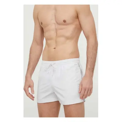 Plavkové šortky Calvin Klein bílá barva, KM0KM00956