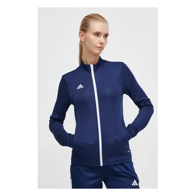 Tréninková mikina adidas Performance Entrada 22 tmavomodrá barva, s aplikací, H57528