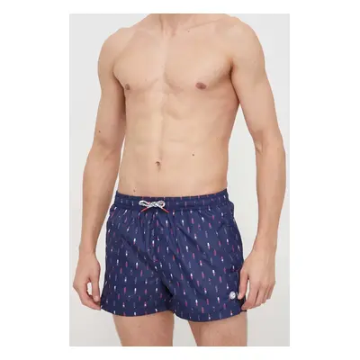 Plavkové šortky Pepe Jeans SURF SWIMSHORT tmavomodrá barva, PMB10397