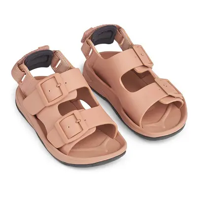 Dětské sandály Liewood Anni Sandals růžová barva