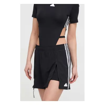 Sukně adidas černá barva, mini, IP2393