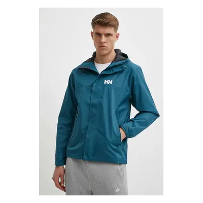 Nepromokavá bunda Helly Hansen Ervik zelená barva, 64032