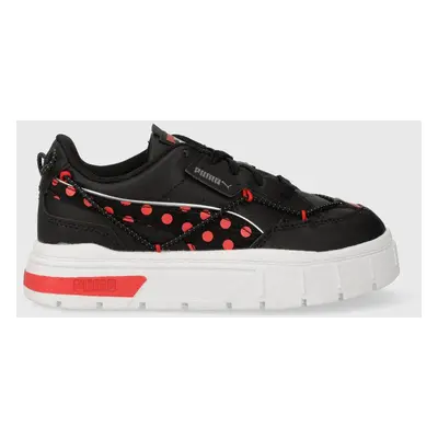 Dětské sneakers boty Puma Mayze Stack Miraculous PS černá barva