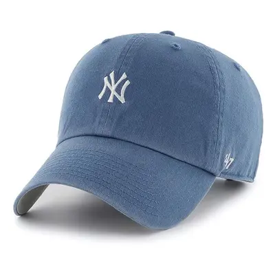 Bavlněná baseballová čepice 47brand MLB New York Yankees s aplikací, B-BSRNR17GWS-TB