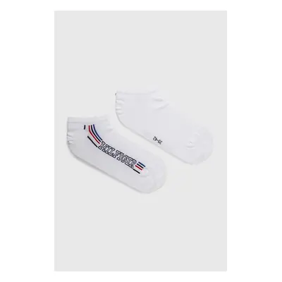 Ponožky Tommy Hilfiger 2-pack pánské, bílá barva, 701227293