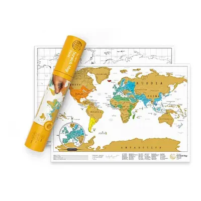 Stírací mapa Luckies of London Scratch Map® Travel Edition