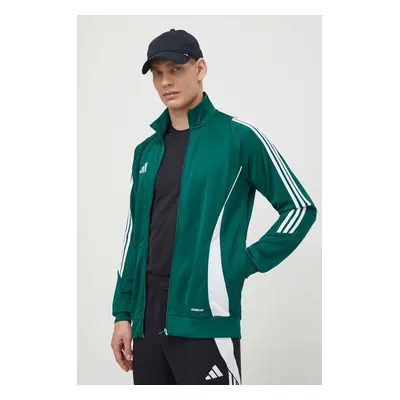 Tréninková mikina adidas Performance Tiro 24 zelená barva, s aplikací, IR7500