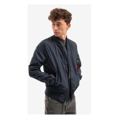 Bomber bunda Alpha Industries MA-1 TT 191103 07 tmavomodrá barva, přechodná