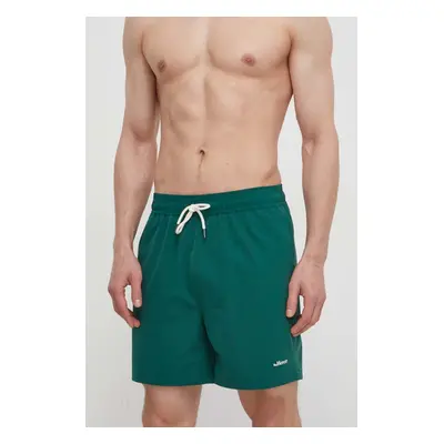 Plavkové šortky The Mercer Brand The Swimtrunk zelená barva, MEAP241009