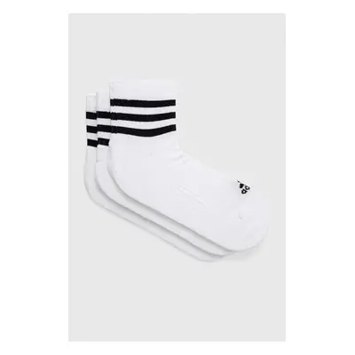 Ponožky adidas 3-pack bílá barva, HT3456